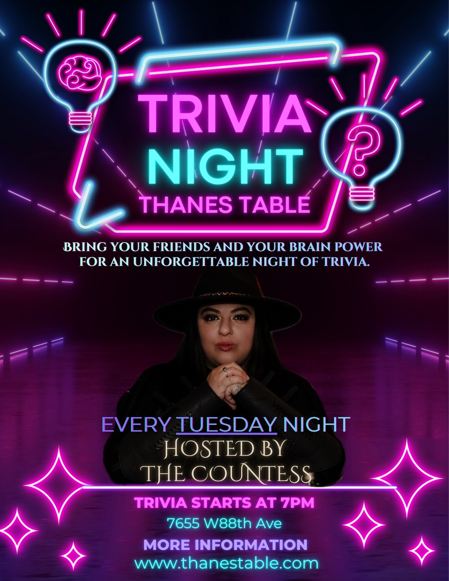 Weekly Nerdy Trivia! event photo