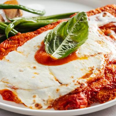 Veal Parmigiana.