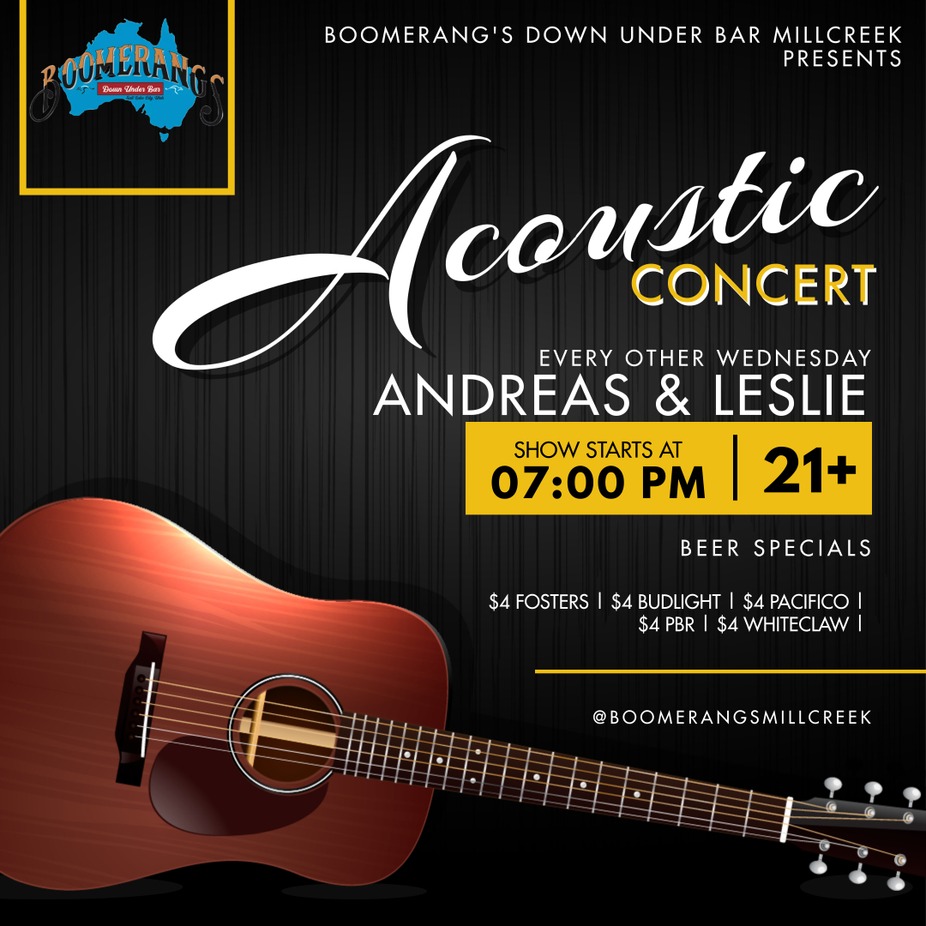 Acoustic Night with Andreas & Leslie! event photo