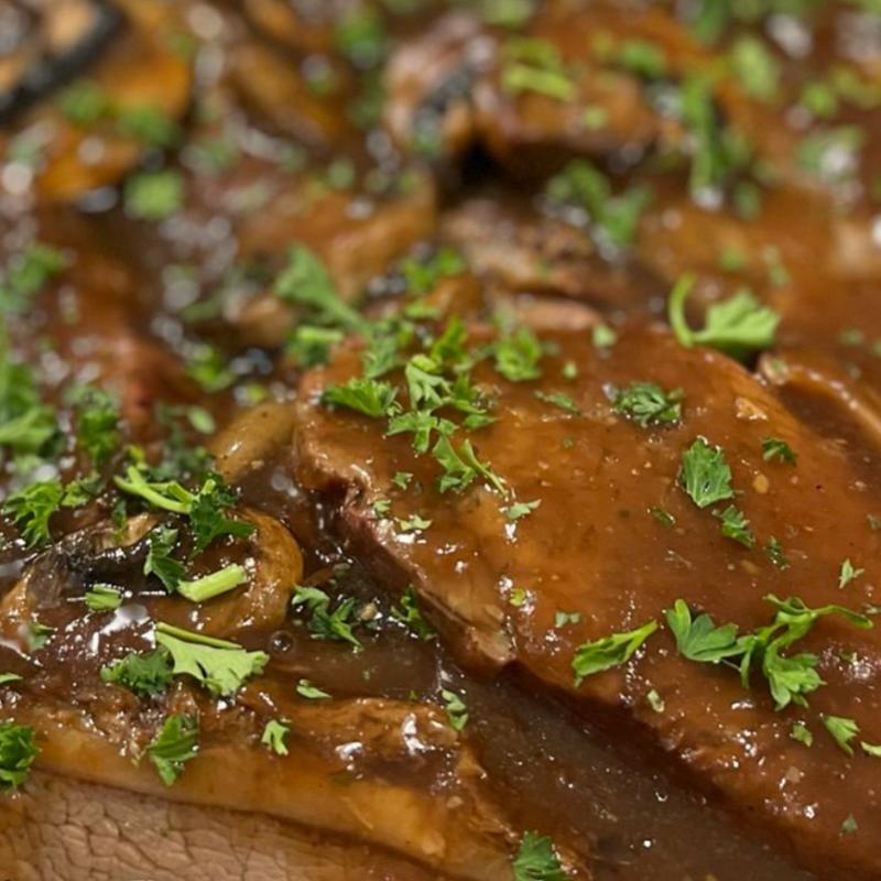 ROASTED MEAT WITH MADEIRA SAUCE photo
