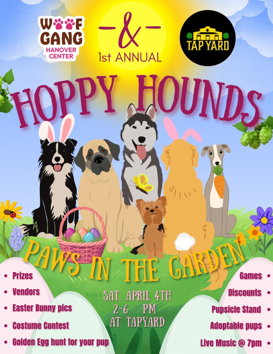 Hoppy Hounds Paws in the Garden event photo