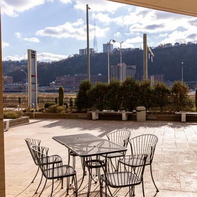 Exterior, patio table