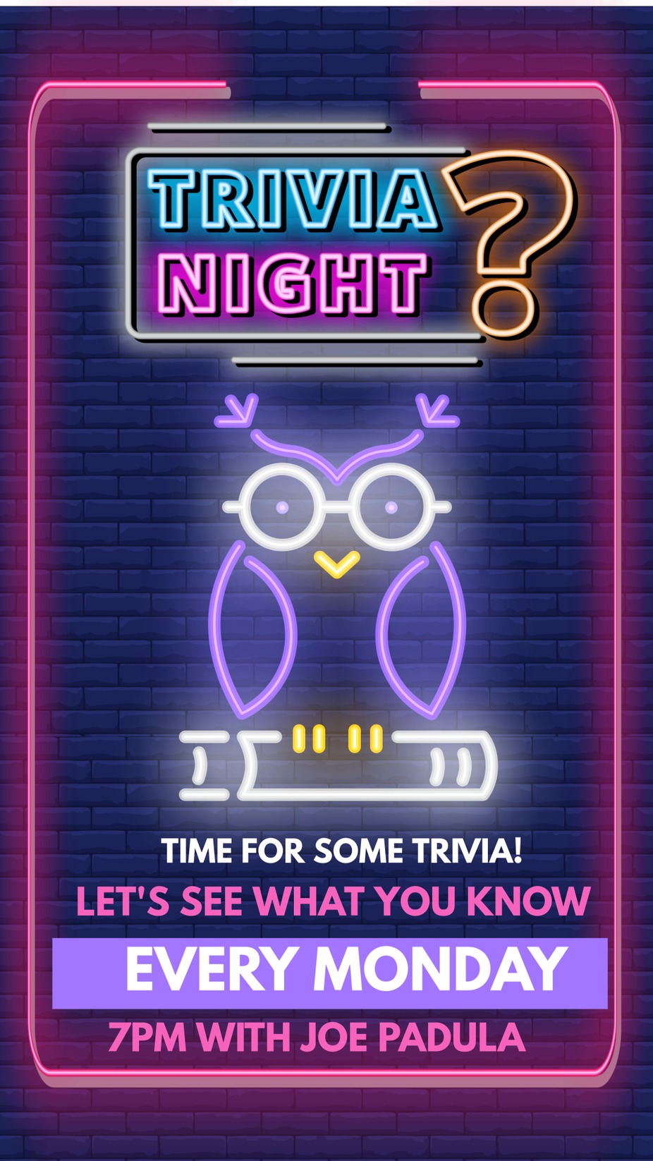 Monday Night Trivia event photo