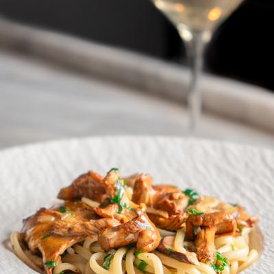 Wild Foraged Mushroom Pasta