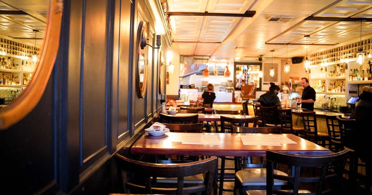 Interior, dining area