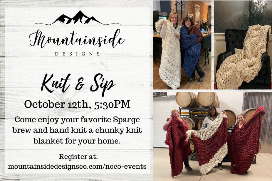 Mountainside Designs Knit and Sip event photo