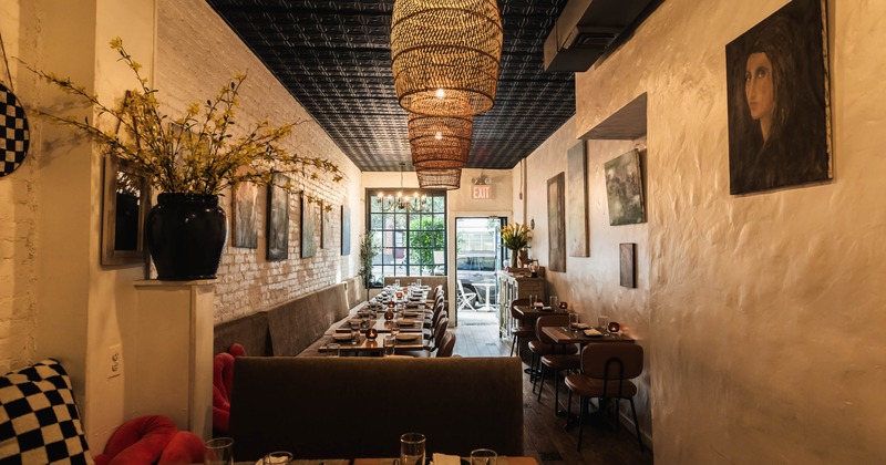 Interior, seating area