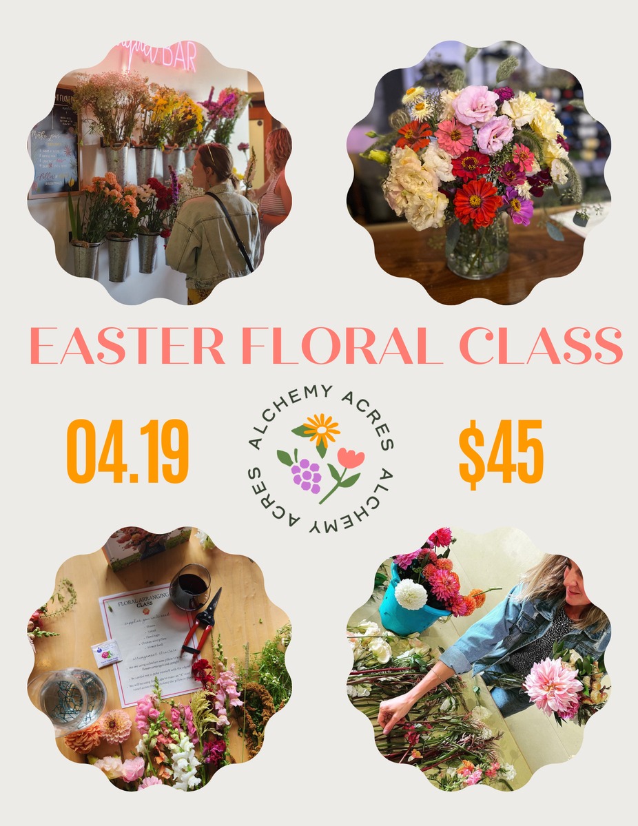 Easter Floral Arrangement Class event photo