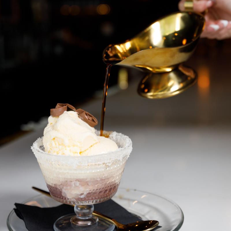 Lavender Chocolate Affogato photo