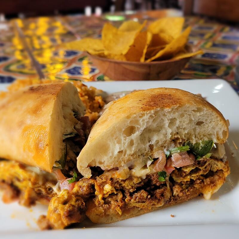 Chorizo & Egg Sandwich** photo