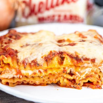 Baked Cheese Lasagna.