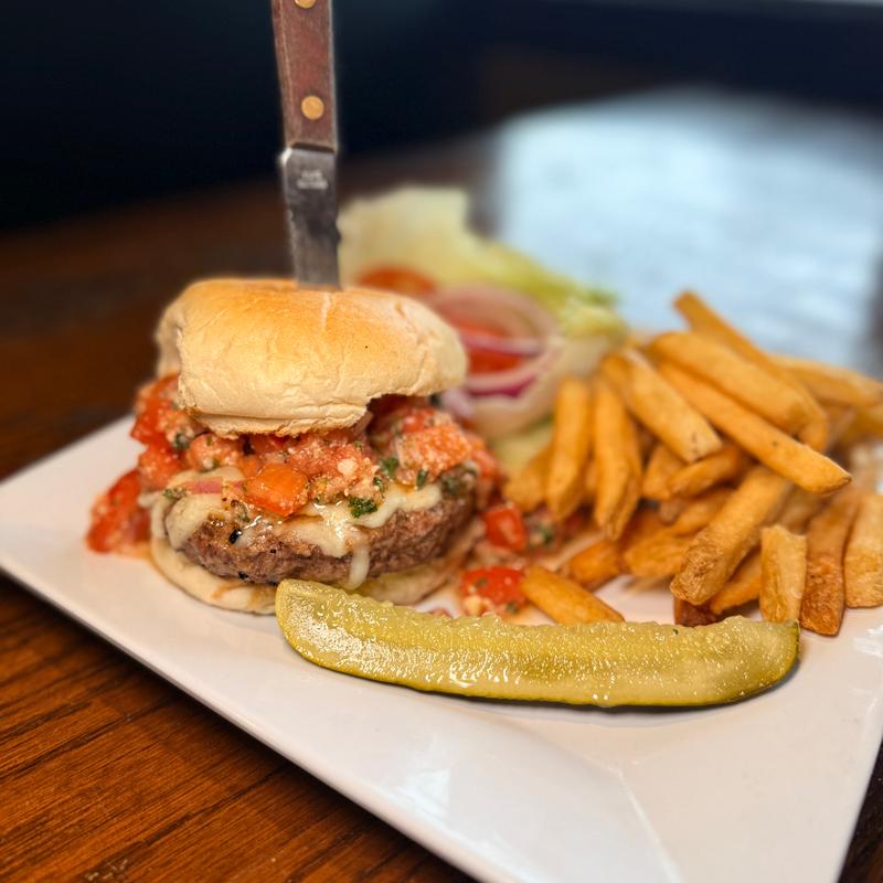 Bruschetta Burger photo