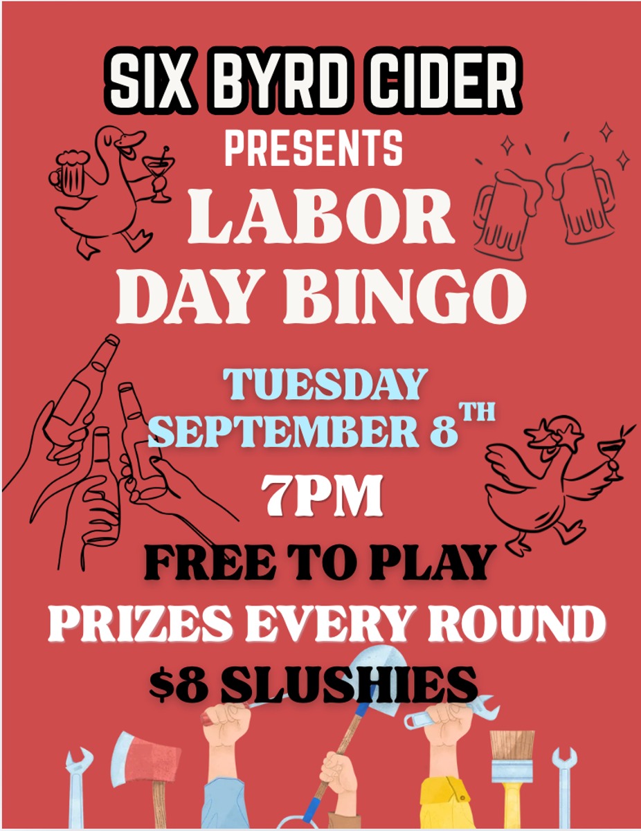 Labor Day Bingo - Arcadia event photo 1