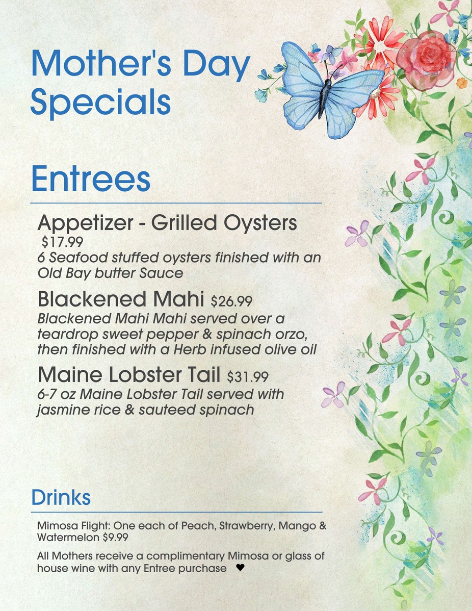 Mother's Day Menu! event photo