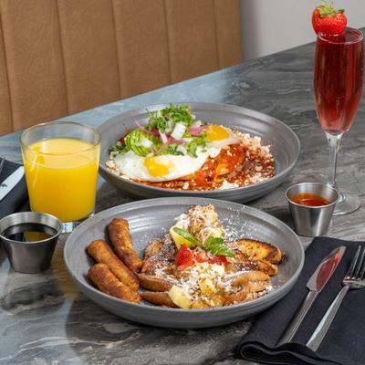 Served meals and drinks.