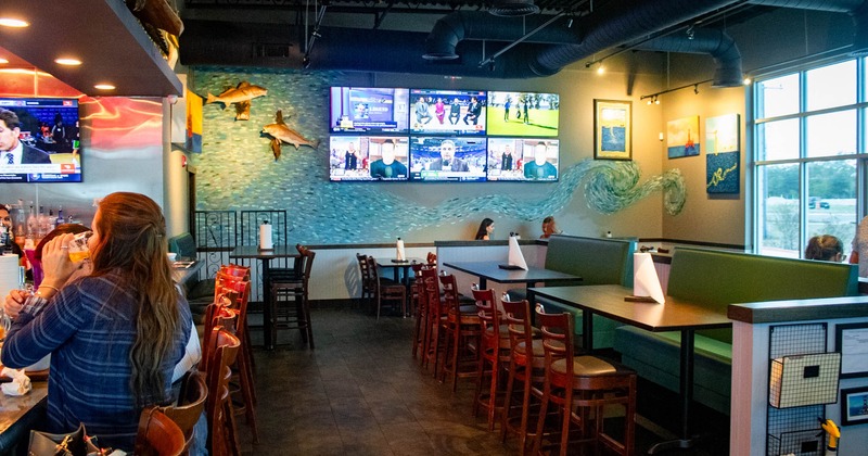 Interior, dining area