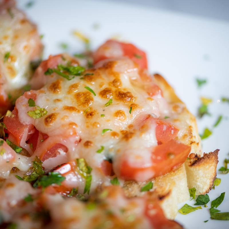 menu item 1 of 10, Grilled Sourdough Bruschetta