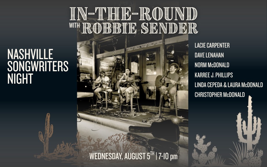 Nashvile Songwriter Night -- w/ Robbie Sender and Nashville Artists! event photo