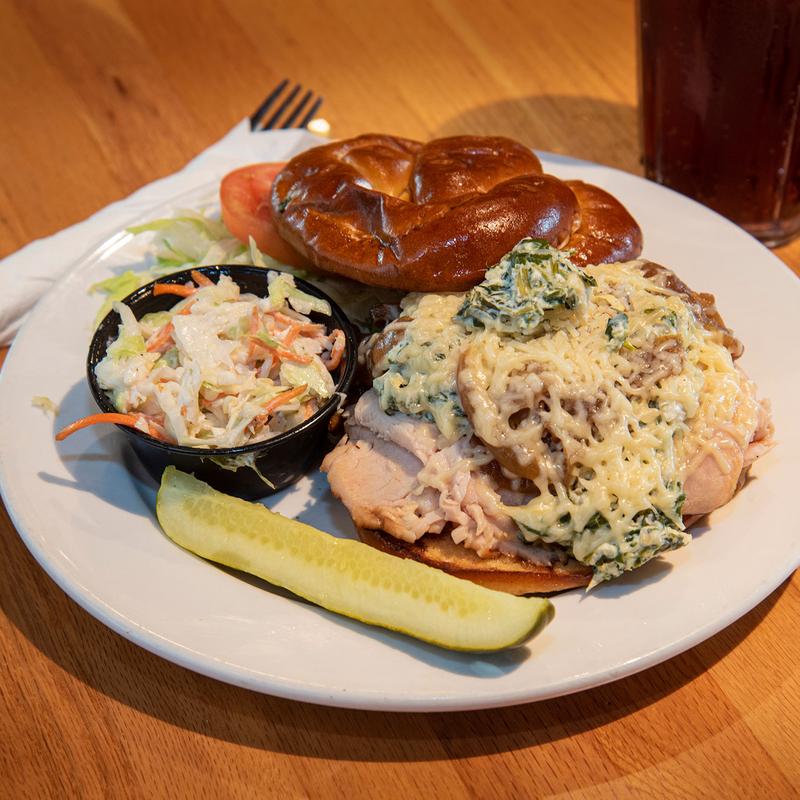 Smoked Turkey & Artichoke Pretzel photo