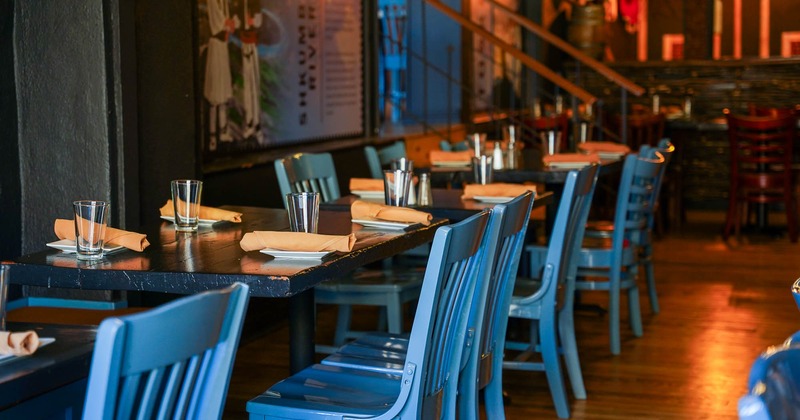 Interior, dining area