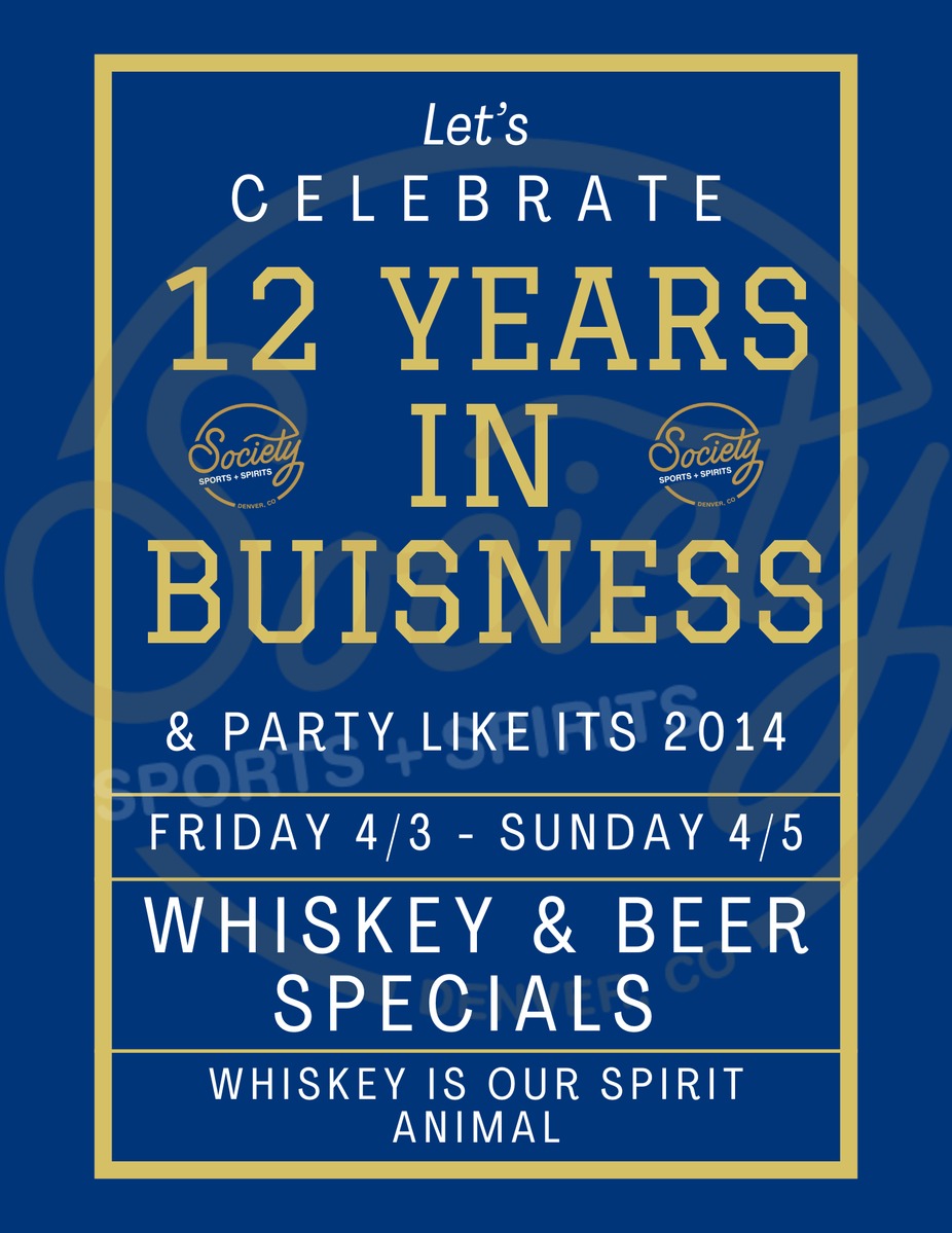 12 Year Anniversary event photo