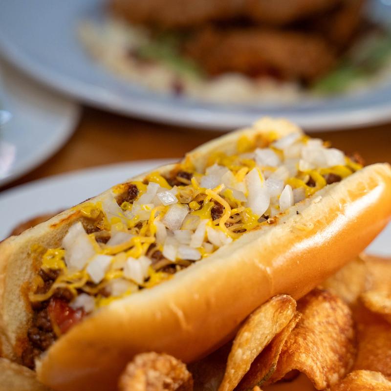 menu item 17 of 18, Chili Cheese Dog