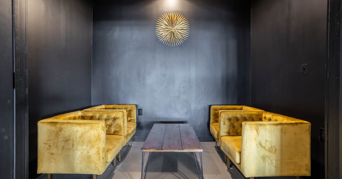 Interior, comfortable seating space