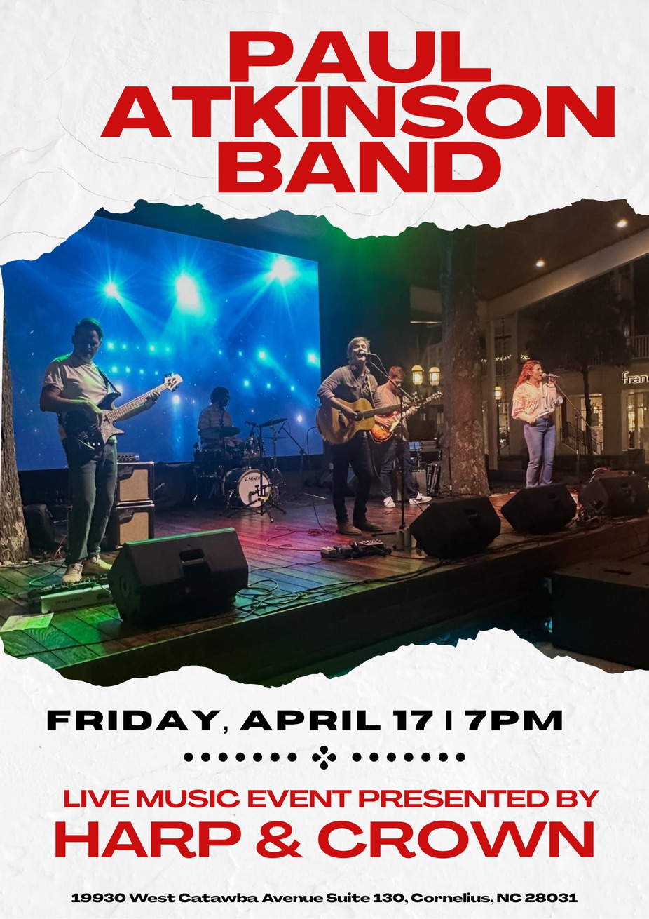 Paul Atkinson Band - Live Music at Harp & Crown! event photo