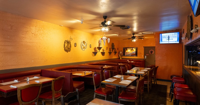 Interior, dining area