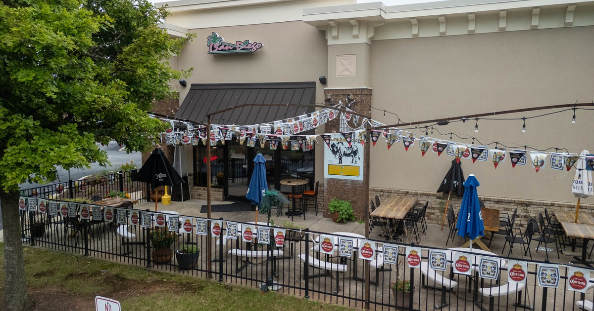 Outside seating area