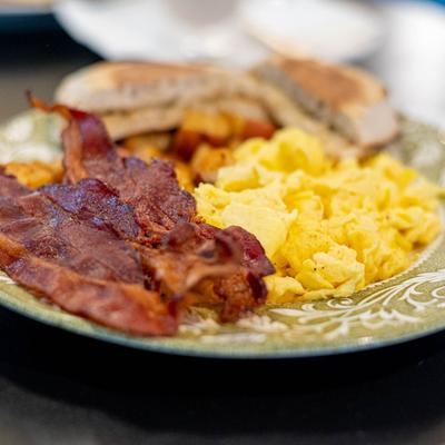 Full Breakfast plate.