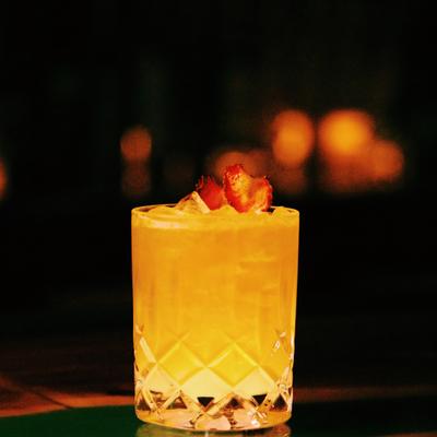 A cocktail at the bar