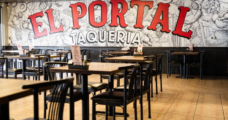 Interior, dining area