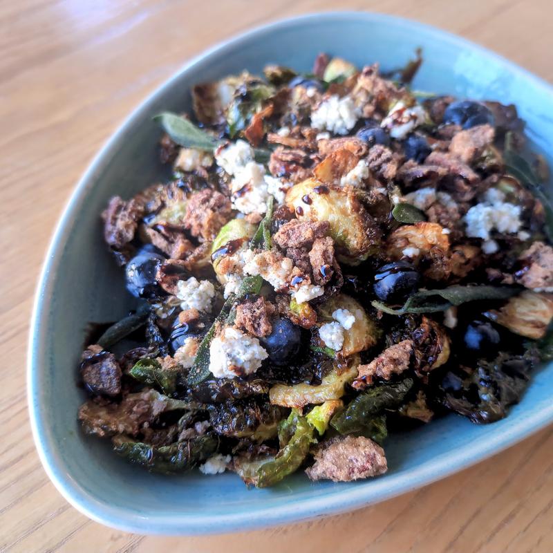 Crispy Brussels Sprout Salad photo