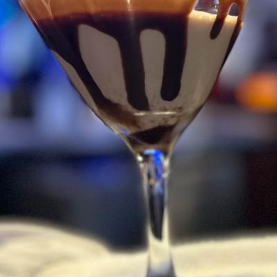 Tiramisu Martini cocktail.