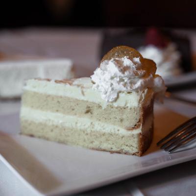 cake from dessert menu.