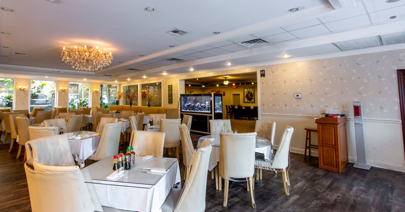 Tables ready for guests