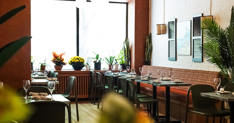 Restaurant dining area