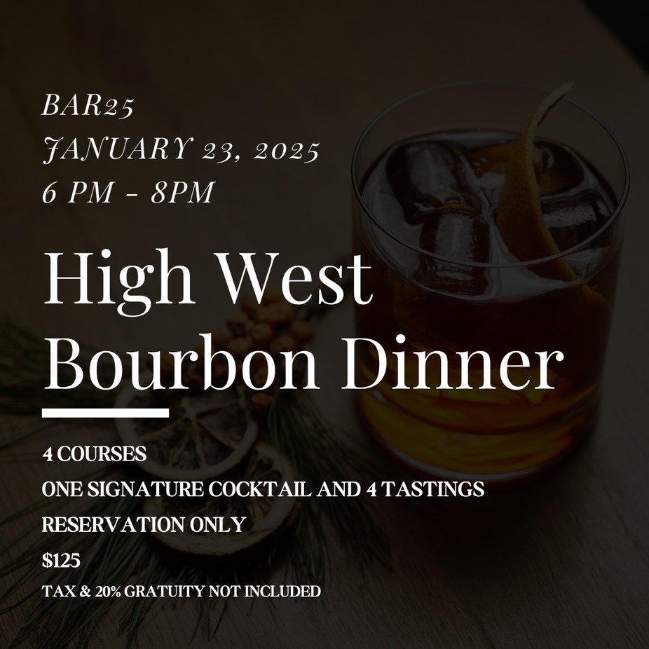 High West Bourbon Dinner event photo