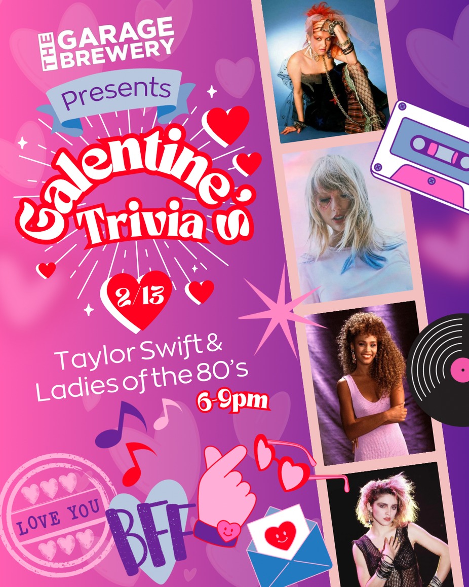 Galentine’s Trivia – Taylor Swift & Ladies of the 80s event photo