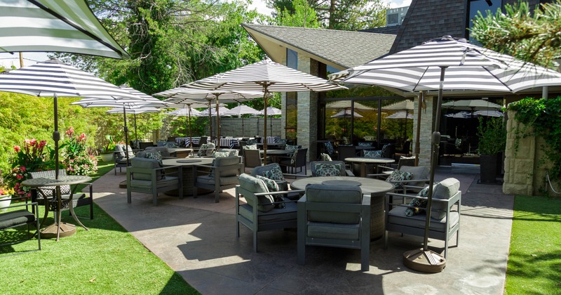 Exterior, patio area