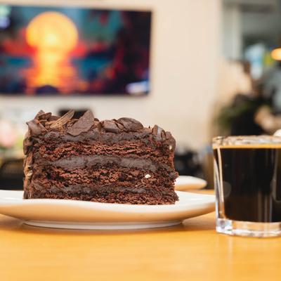 Chocolate cake.