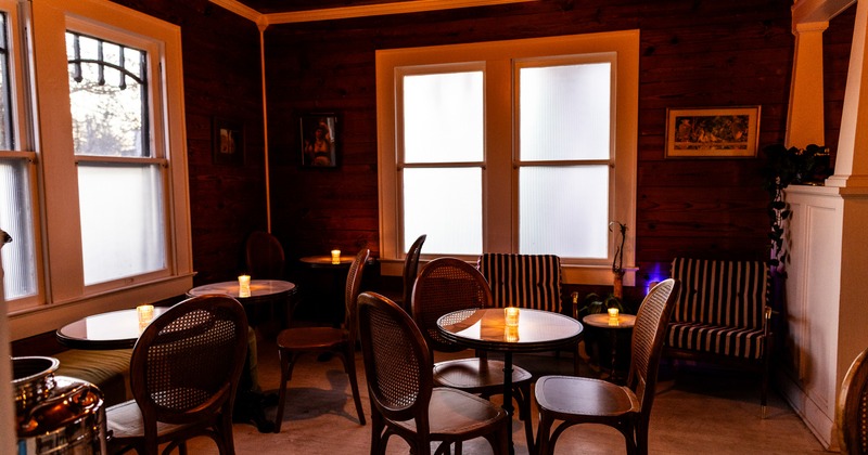 Interior, seating space