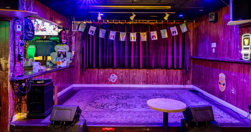 Interior, empty stage