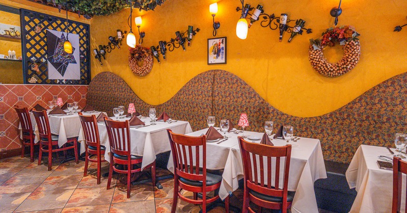 Interior, dining area