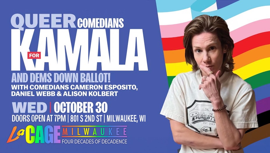 Queer Comedians for Kamala event photo