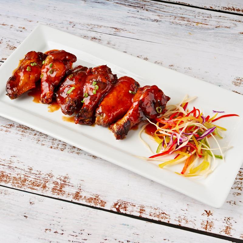 Grilled Red Stripe Wings (6) photo