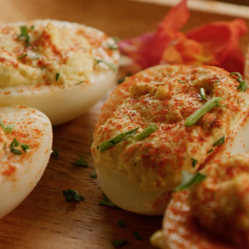 Deviled eggs photo