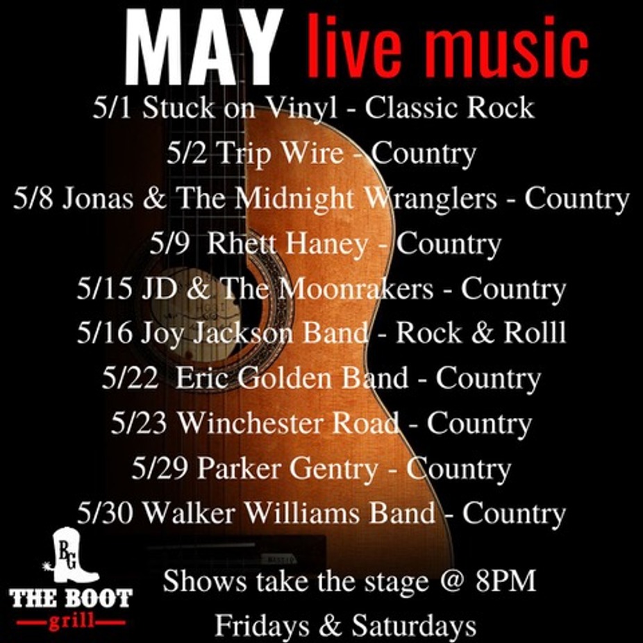 May Event Schedule event photo