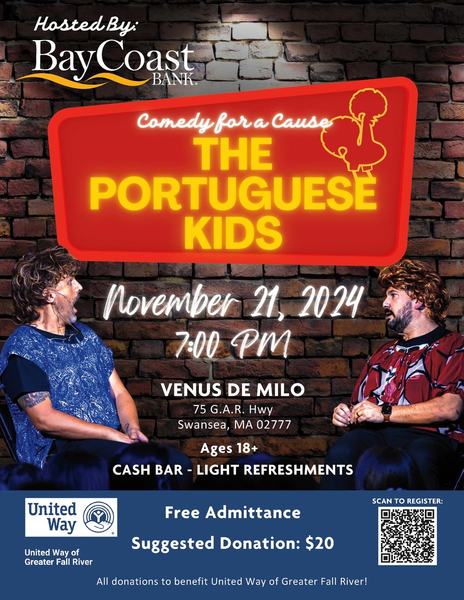 Portuguese Kids Comedy for a Cause Sponsored by BAYCOAST BANK event photo